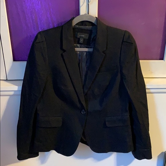 Women’s Black J. Crew Blazer sz 12 - Picture 1 of 4